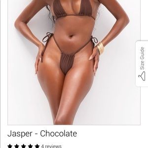 Matte Collection Jasper Chocolate Bikini